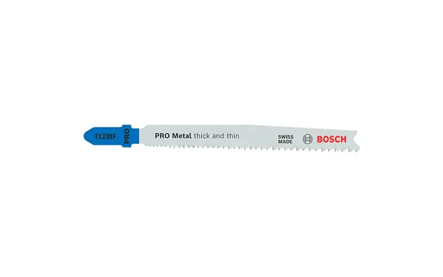 Bosch Pro T123 Xf Progressor Metal Cutting Jigsaw Blades Pack Of 5