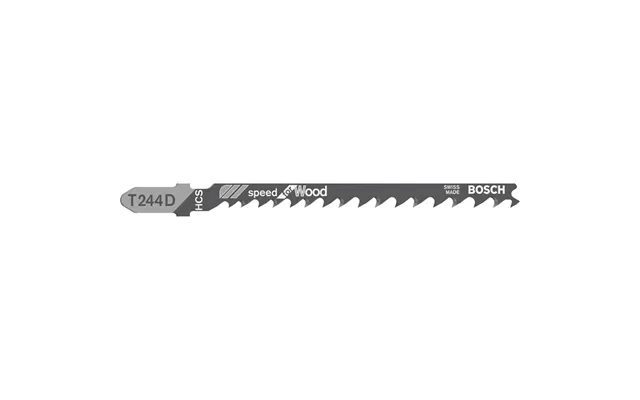 Bosch T244 D Wood Cutting Jigsaw Blades Pack Of 5