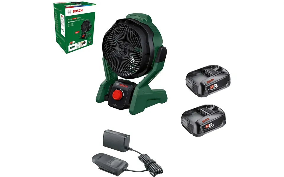 Bosch Universalfan 18v-1000 P4a 18v Cordless Portable Fan 2 X 1
