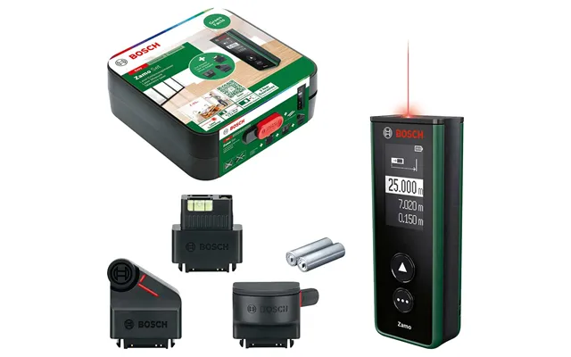 Bosch Zamo 4 Laser Distance Measure And Area Calculator Set 25m