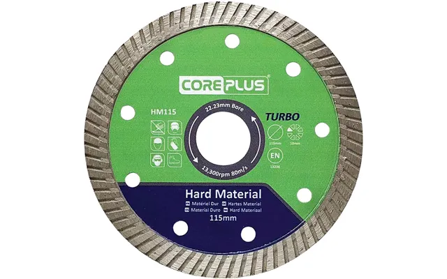 Coreplus Hard Material Turbo Diamond Blade 115mm 2.3mm 22mm
