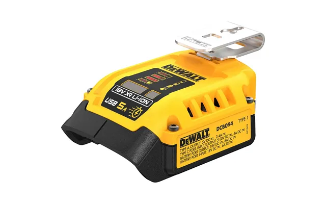 Dewalt Dcb094 18v Xr 5a Usb Power Delivery Charging Kit product image