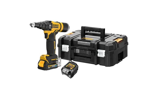 Dewalt Dcf403 18v Xr Cordless Brushless Riveter Gun 1 X 1.7ah Li-ion Powerstack Battery Charger Case