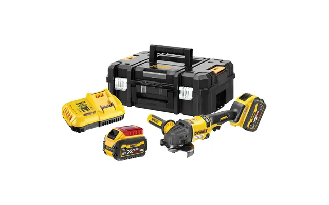 Dewalt Dcg418 54v Xr Cordless Brushless Flexvolt High Power Angle Grinder 125mm 2 X 6ah Li-ion Battery Charger Case