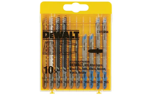 Dewalt Extreme 10 Piece Multi-material Jigsaw Blades Set product image