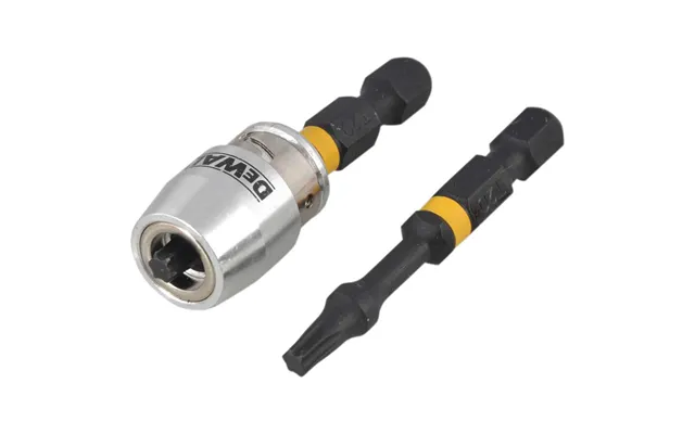 Dewalt Impact Torsion Bit And Magnetic Screwlock Sleeve T20 50mm Pack Of 2