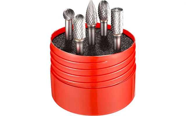 Dormer P88001 5 Piece Solid Carbide Burr Set