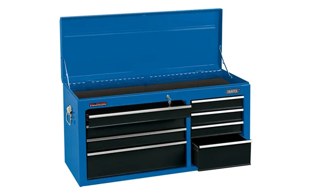 Draper 8 Drawer Large Tool Chest Blue Black product image