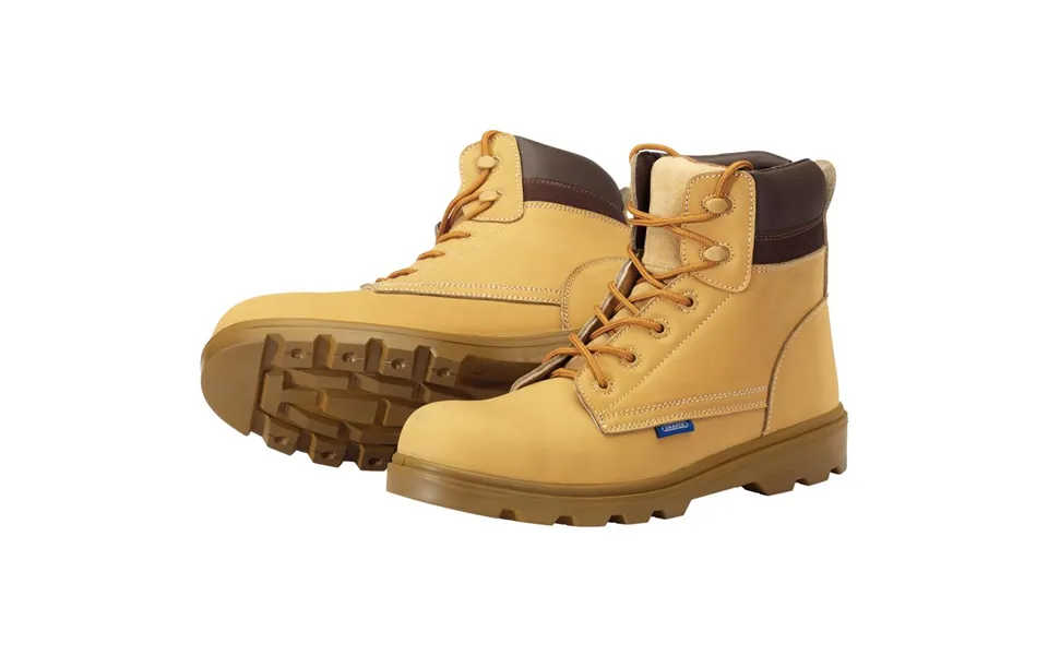 Draper Mens Nubuck Style Safety Boots Tan Size 12