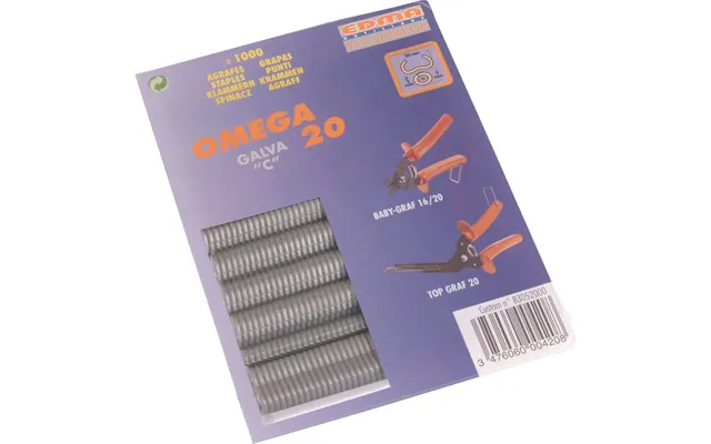 Edma Galv Steel Hog Ring Omega Size 20 Pack Of 1000