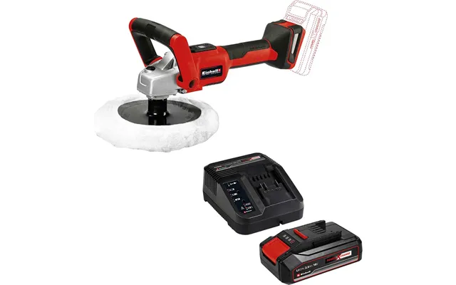 Einhell Ce-cp 18 180 Li 18v Cordless Polisher And Sander 180mm 1 X 2