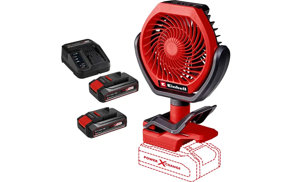 Einhell Gc-cf 18 110 Li 18v Cordless Brushless Air Fan 2 X 2
