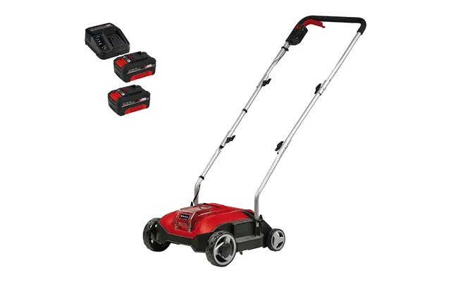 Einhell Gc-sc 18 28 Li 18v Cordless Brushless Lawn Scarifier 280mm 2 X 4ah Li-ion Battery Charger