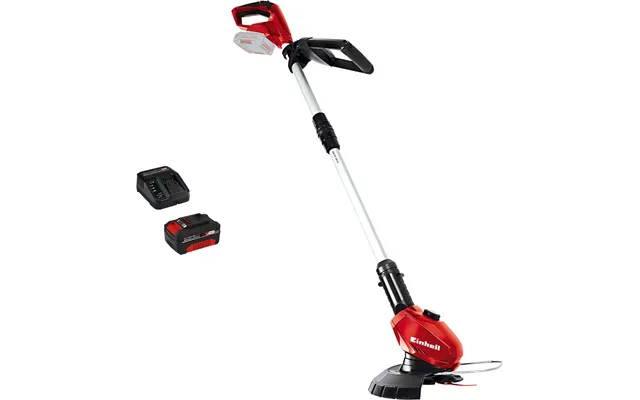 Einhell Ge-ct 18 Li 18v Cordless Telescopic Grass Trimmer And Edger 240mm 1 X 4ah Li-ion Battery Charger