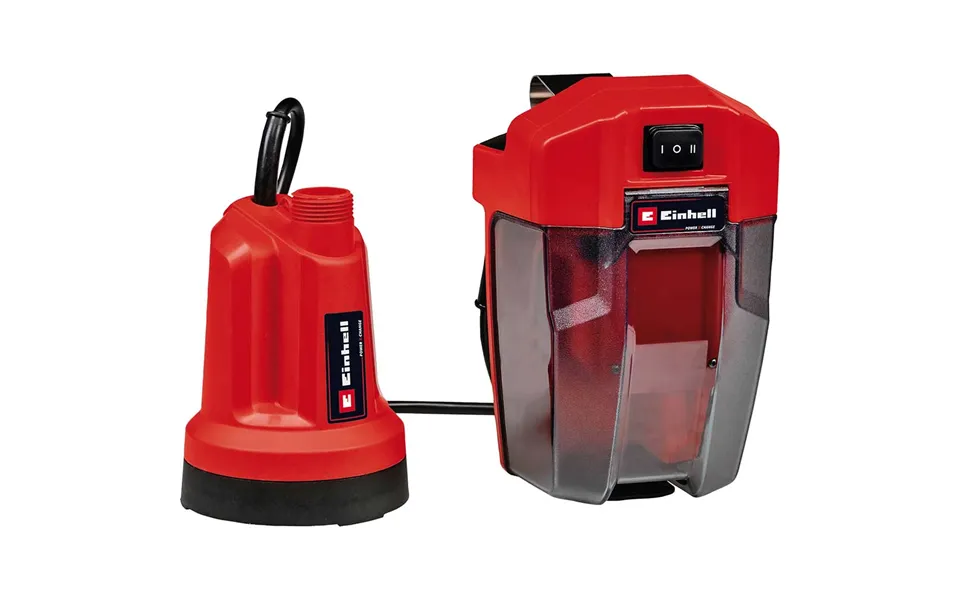 Einhell Ge-sp 18 Ll Li 18v Cordless Low Level Submersible Clean Water Pump 4500 L H No Batteries No Battery Charger