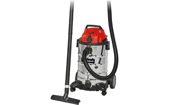 Einhell Tc-vc 1930 Sa Stainless Steel Wet And Dry Vacuum Cleaner With Power Take Off 30l