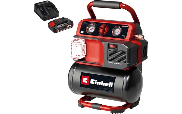 Einhell Te-ac 18 75 Li Of 18v Cordless Oil Free Air Compressor 5 Litre 1 X 2