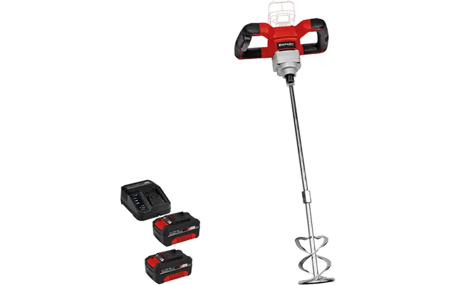 Einhell Te-mx 18 Li 18v Cordless Paint And Plaster Mixer 2 X 4ah Li-ion Battery Charger No Case