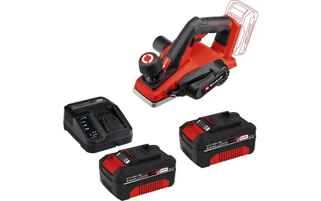 Einhell Te-pl 18 82 Li 18v Cordless Planer 2 X 4ah Li-ion Battery Charger No Case