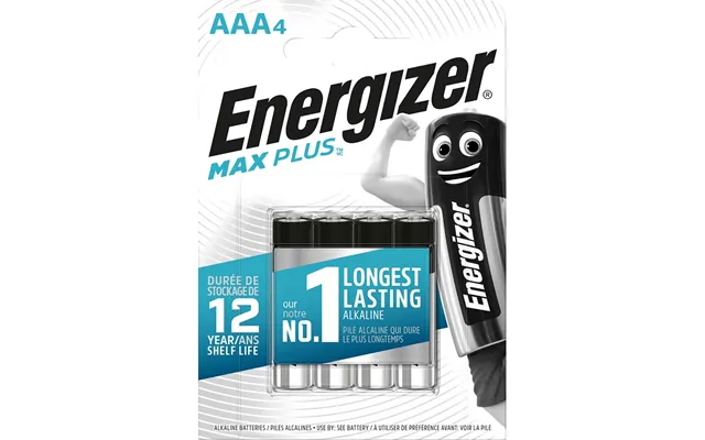 Energizer Max Plus Aaa Alkaline Batteries Pack Of 4