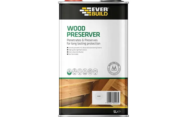Everbuild Lumberjack Wood Preserver Dark Oak 5l product image