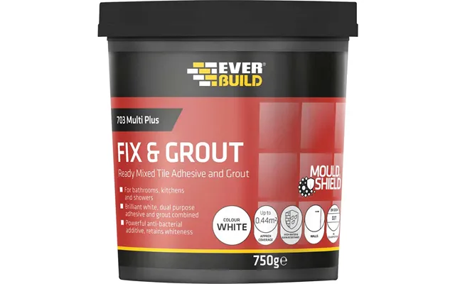 Everbuild Mould Reistant Fix And Grout Tile Adhesive 5l