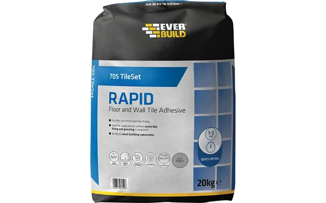Everbuild Rapid Set Tile Mortar 20kg