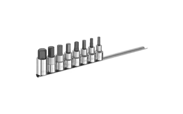 Expert By Facom 8 Piece 1 2 Drive Hex Socket Bit Set Metric 1 2