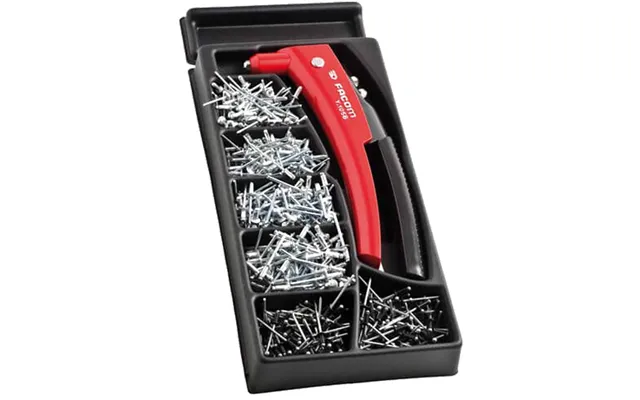 Facom Riveter And Rivets In Plastic Module Tray