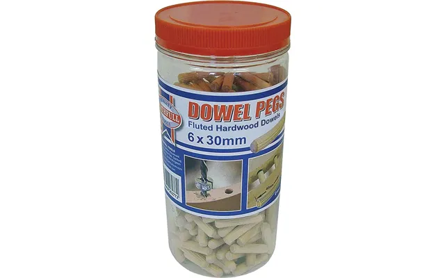 Faithfull Fluted Wood Dowels 6mm 30mm Pack Of 300