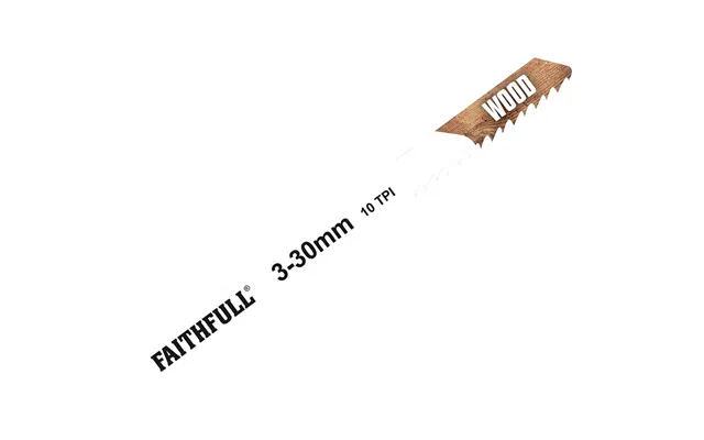 Faithfull T101b Wood Cutting Jigsaw Blades Pack Of 5