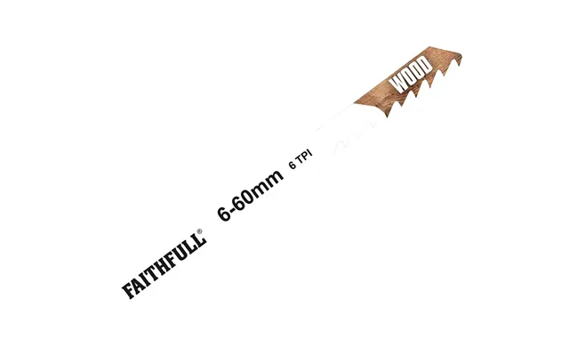 Faithfull T101dp Wood Cutting Jigsaw Blades Pack Of 5