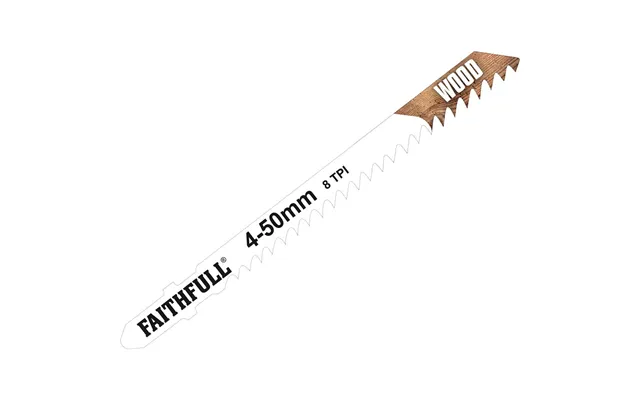 Faithfull T111c Wood Cutting Jigsaw Blades Pack Of 5