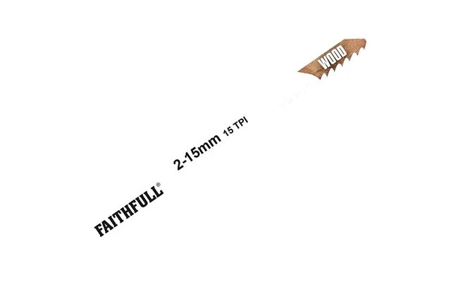 Faithfull T119bo Wood Cutting Jigsaw Blades Pack Of 5