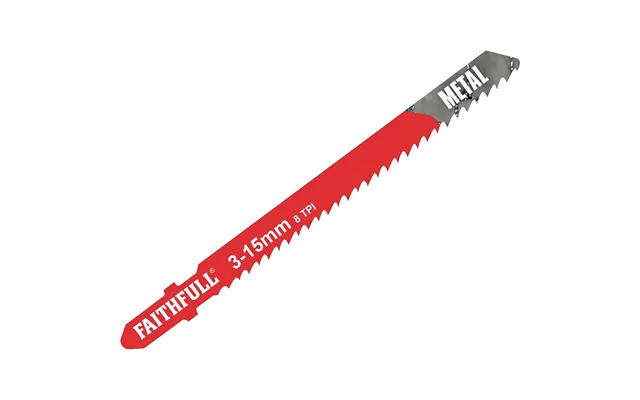 Faithfull T127d Metal Cutting Jigsaw Blades Pack Of 5