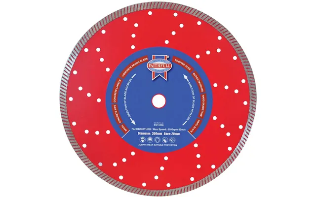 Faithfull Turbo Cut Diamond Cutting Disc 300mm