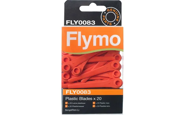 Flymo Fly083 Genuine Plastic Blades For Simplitrim Li Grass Trimmers Pack Of 20 product image