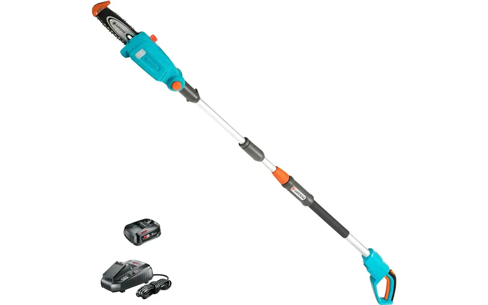 Gardena Tcs 20 18 P4a 18v Cordless Telescopic Tree Pruner 200mm 1 X 2