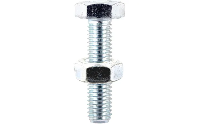Hexagon Set Screws And Nuts Zinc Plated M10 100mm Pack Of 16