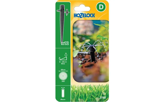 Hozelock Micro End Line Mini Sprinkler Stake 5 32 4mm Pack Of 12