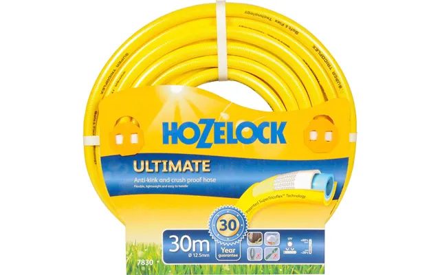 Hozelock Ultimate Anti Kink Crush Proof Hose Pipe 1 2 12.5mm 30m Yellow product image