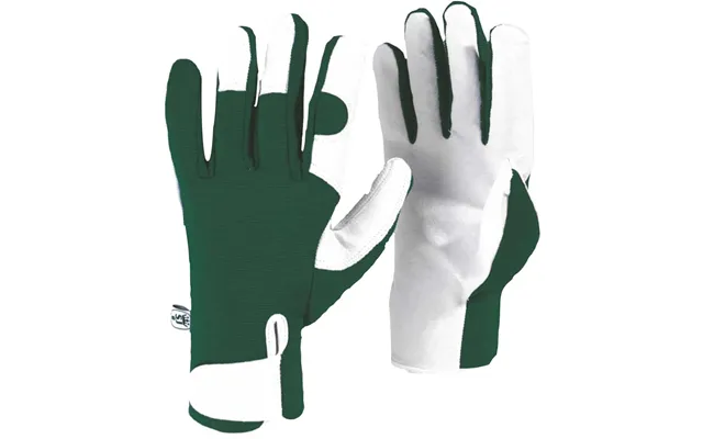 Kew Gardens Leather Palm Gardening Gloves Green L product image