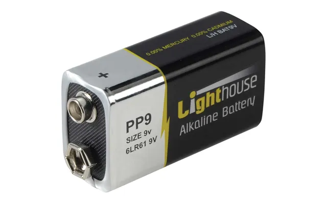 Lighthouse 9v High Peformance Alkaline Battery