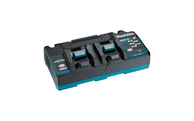 Makita Dc40rb 40v Max Xgt Twin Port Battery Fast Charger 240v product image