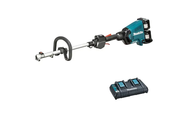 Makita Dux60 Twin 18v Lxt Cordless Brushless Split Shaft Garden Multi Tool 2 X 6ah Li-ion Battery Charger product image