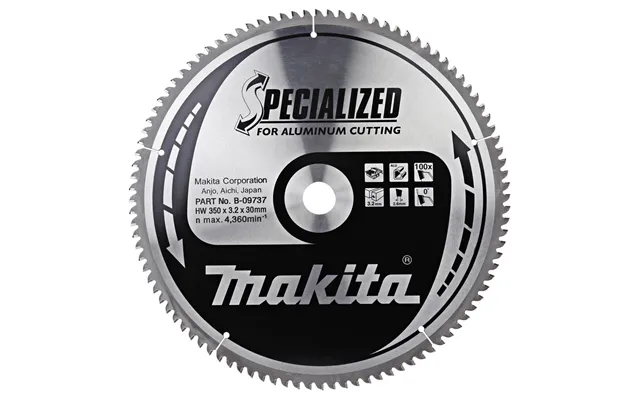 Makita Specialized Aluminium Cutting Saw Blade 350mm 100t 30mm