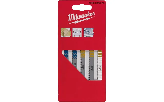 Milwaukee 5 Piece Jigsaw Blade Set Pack Of 5 product image