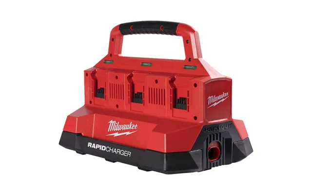 Milwaukee M18 Pc6 18v Cordless 6 Bay Rapid Battery Charger 240v product image