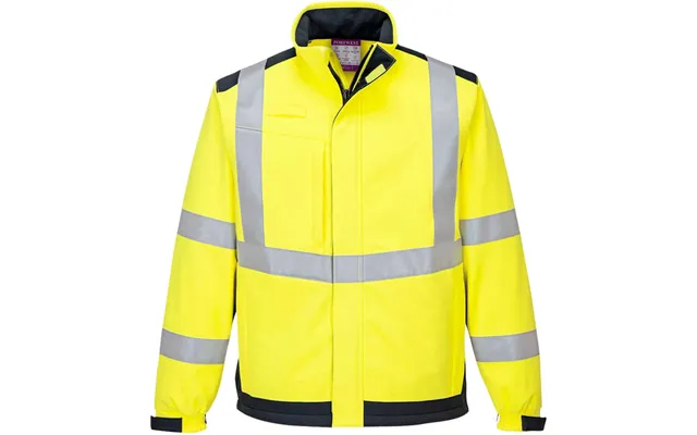 Modaflame Multi Norm Arc Flame And Heat Resistant Softshell Jacket Yellow Navy S