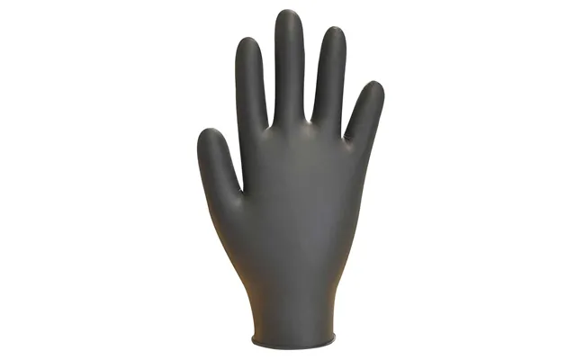 Polyco Black Nitrile Powder Free Disposable Gloves L Pack Of 100 product image